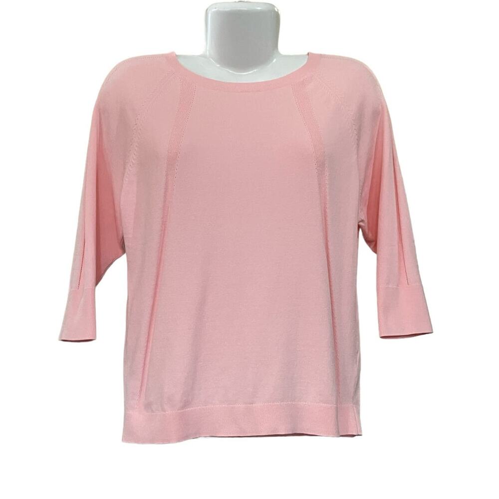 Talbots Women's Pink Lightweight 3/4 Sleeve Sweater | Size S